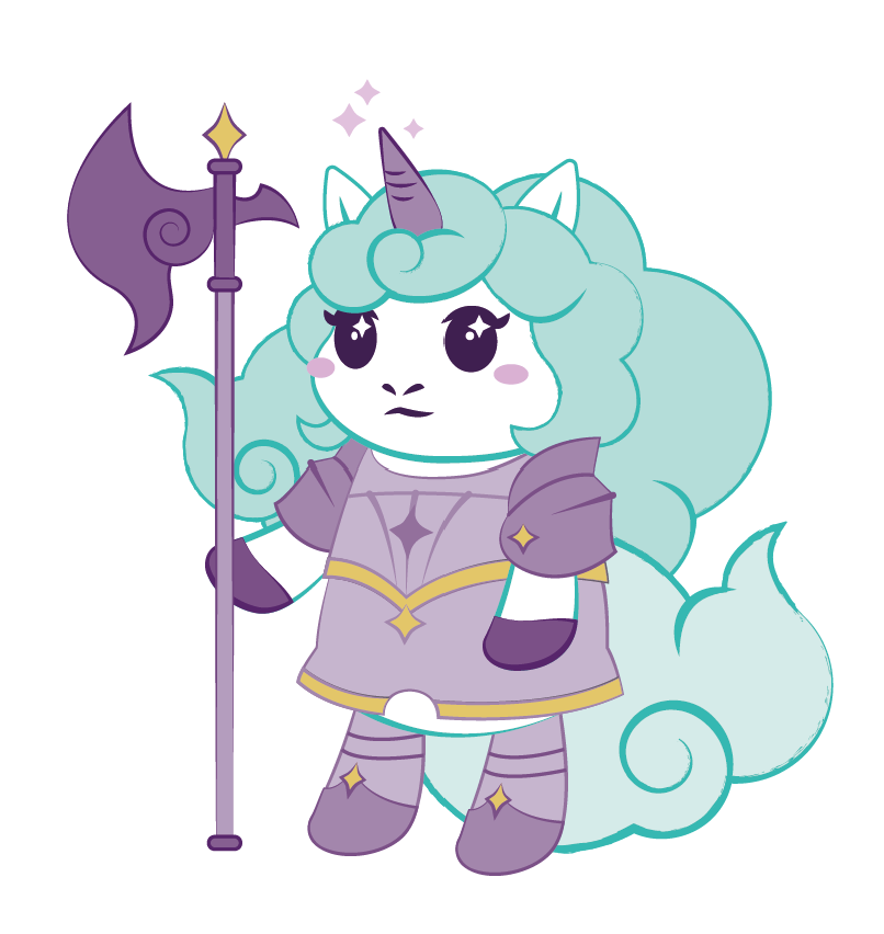 LA Play! Maskottchen Einhorn LuminA