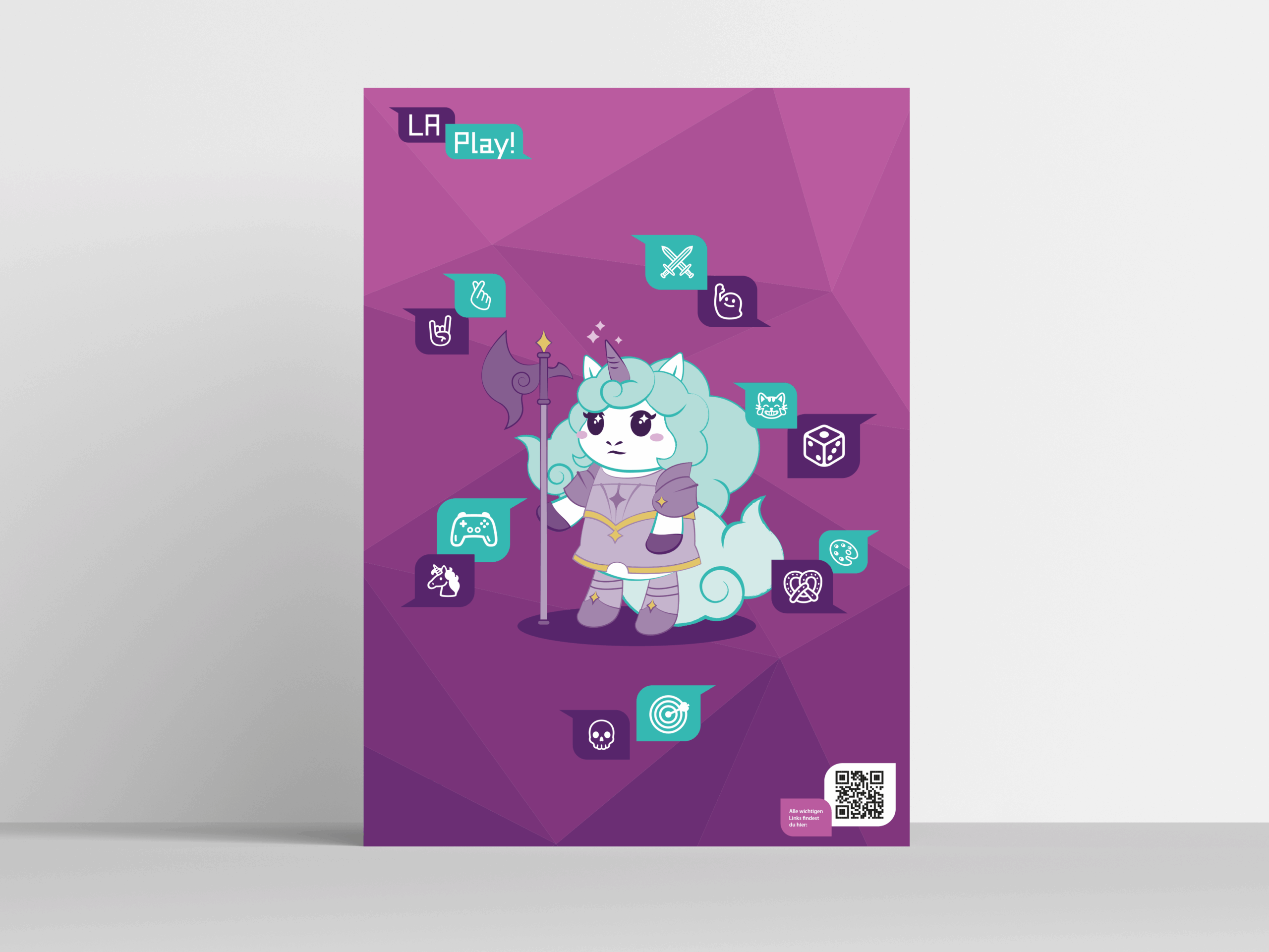 LA Play! Poster LuminA lila