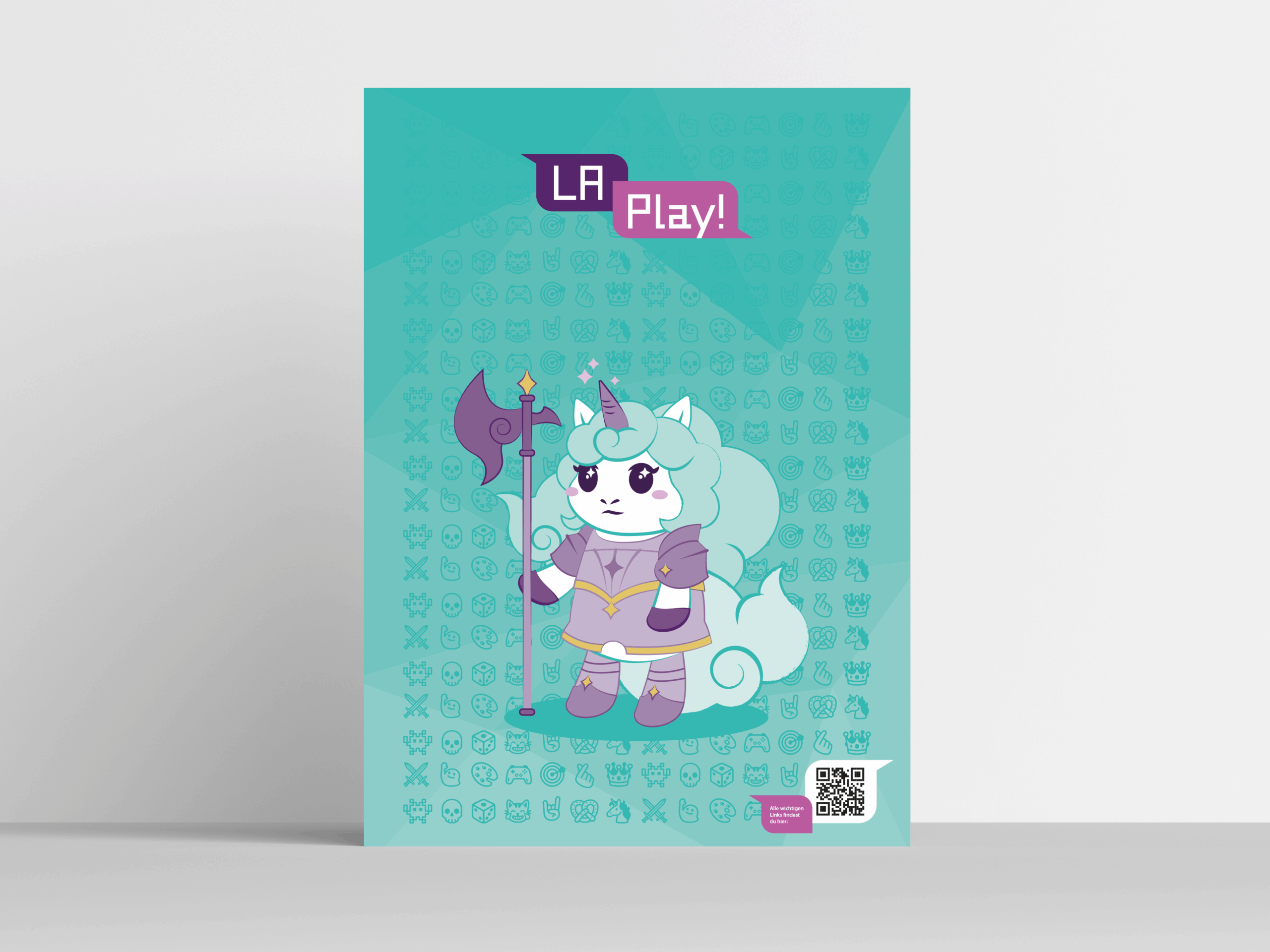LA Play! Poster LuminA türkis